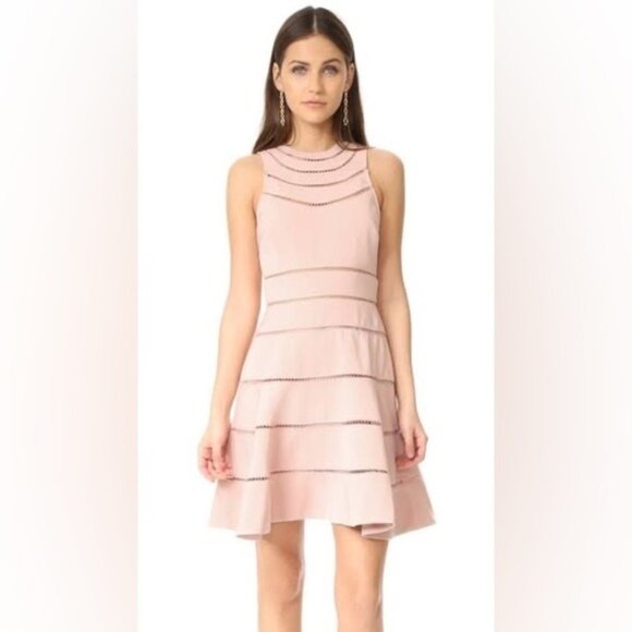 Keepsake The Label Pink Fit  Flare Dress Size Small - Picture 1 of 12